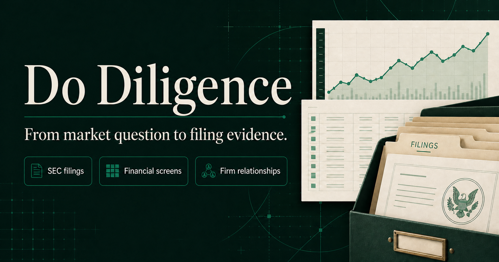Do Diligence research workspace preview
